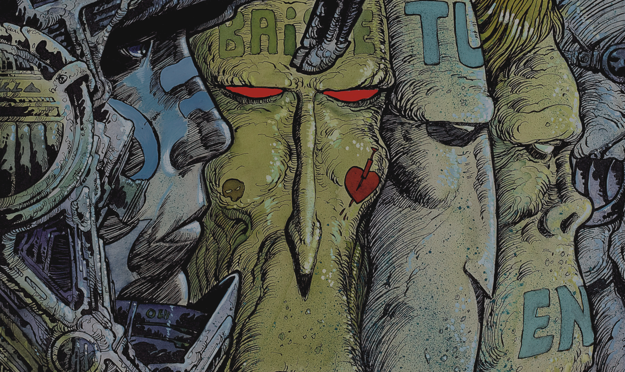 LA NUIT version pigmentaire, Philippe Druillet.